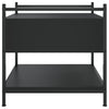 Schwarzer Couchtisch Artimina 50x50x50cm (Holz)