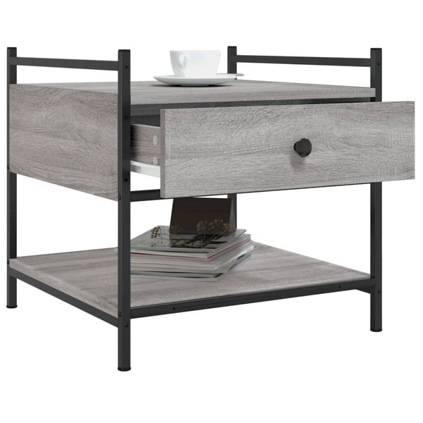 Couchtisch Artimina grau 50x50x50cm (Holz)