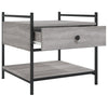 Couchtisch Artimina grau 50x50x50cm (Holz)