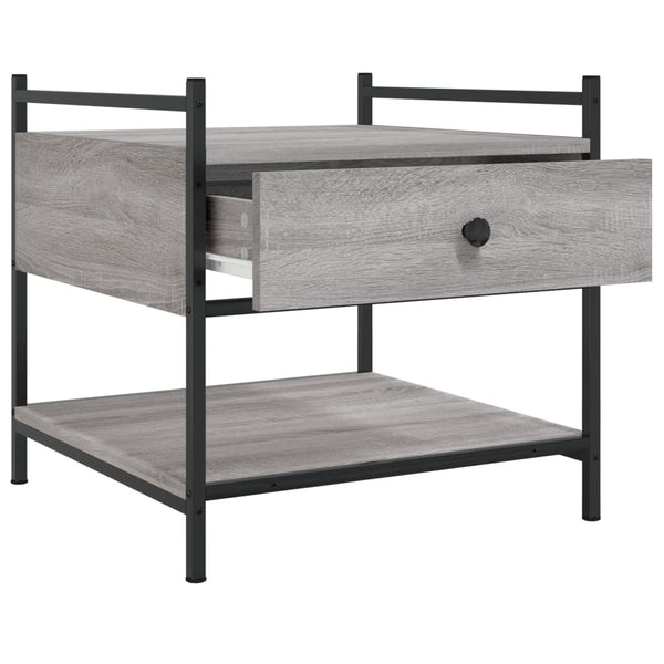 Couchtisch Artimina grau 50x50x50cm (Holz)