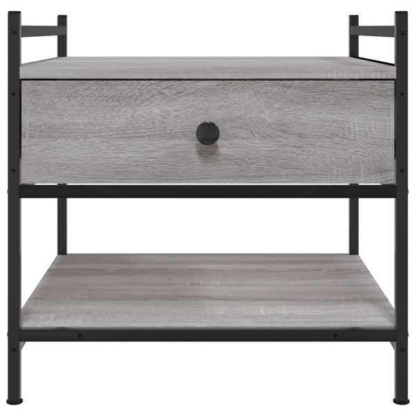 Couchtisch Artimina grau 50x50x50cm (Holz)