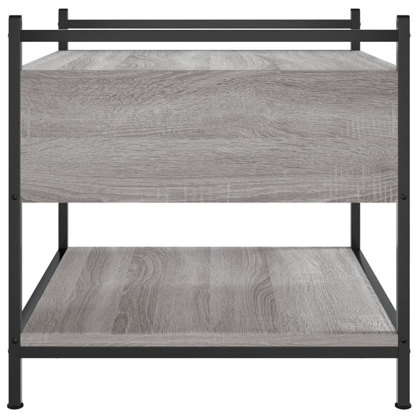Couchtisch Artimina grau 50x50x50cm (Holz)