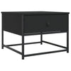 Schwarzer Couchtisch Nobie 51x51x40cm (Holz)
