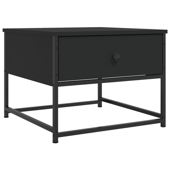 Schwarzer Couchtisch Nobie 51x51x40cm (Holz)