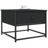 Schwarzer Couchtisch Nobie 51x51x40cm (Holz)