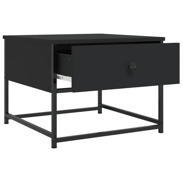 Schwarzer Couchtisch Nobie 51x51x40cm (Holz)