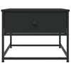 Schwarzer Couchtisch Nobie 51x51x40cm (Holz)