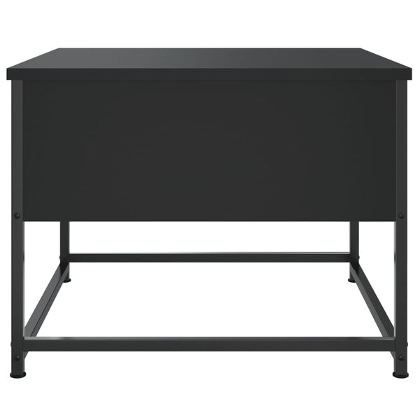 Schwarzer Couchtisch Nobie 51x51x40cm (Holz)