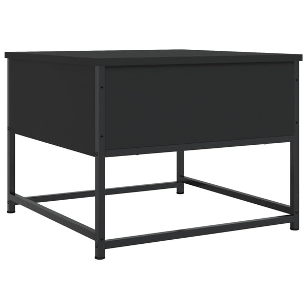 Schwarzer Couchtisch Nobie 51x51x40cm (Holz)
