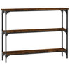 Konsole Ruxandari aus geräucherter Eiche 100x22,5x75cm (Holz)