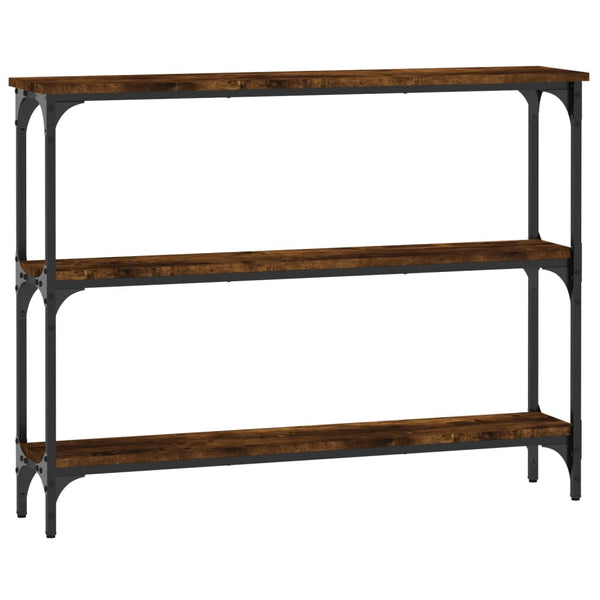 Konsole Ruxandari aus geräucherter Eiche 100x22,5x75cm (Holz)
