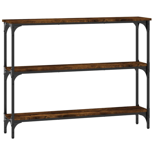 Konsole Ruxandari aus geräucherter Eiche 100x22,5x75cm (Holz)