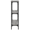 Grauer Konsolentisch Ruxandari 100x22,5x75cm (Holz)