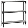 Grauer Konsolentisch Ruxandari 75x22,5x75cm (Holz)