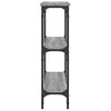 Grauer Konsolentisch Ruxandari 75x22,5x75cm (Holz)