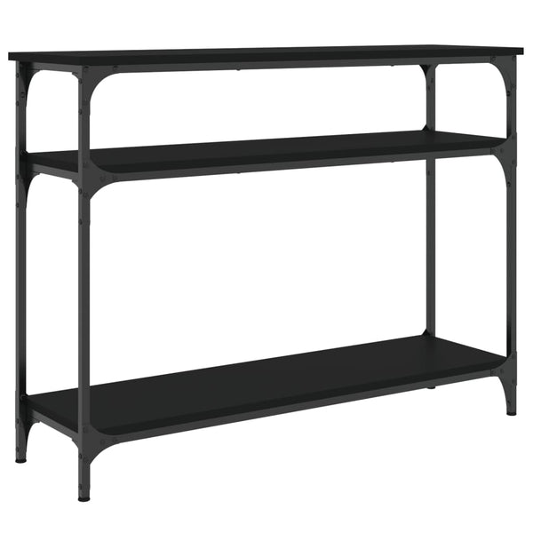 Schwarzer Konsolentisch Manolia 100x29x75cm (Holz)