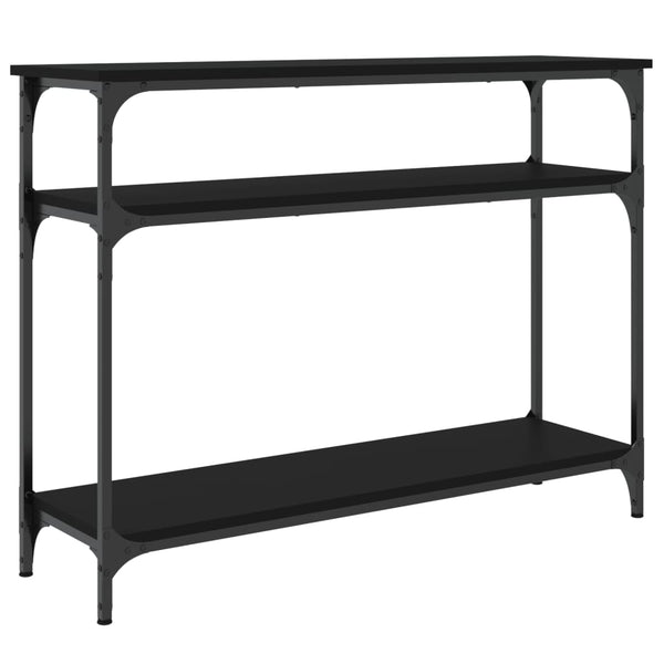 Schwarzer Konsolentisch Manolia 100x29x75cm (Holz)