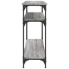 Grauer Konsolentisch Manolia 100x29x75cm (Holz)