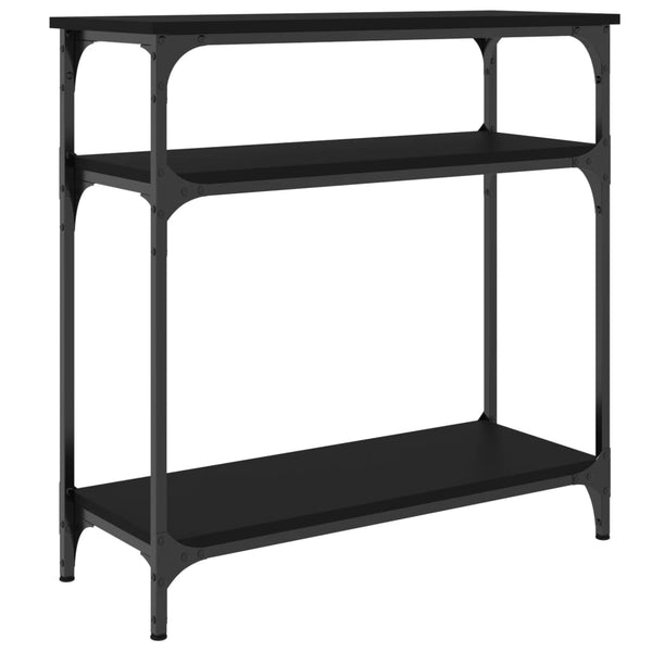 Schwarzer Konsolentisch Manolia 75x29x75cm (Holz)