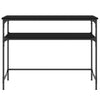 Schwarzer Konsolentisch Rupan 100x35,5x75cm (Holz)