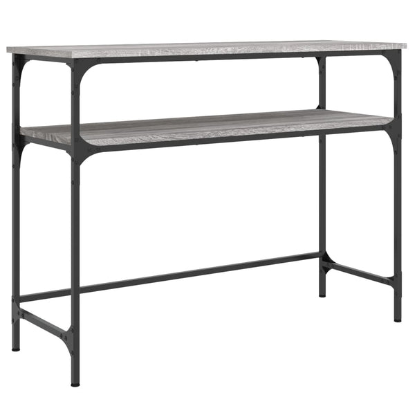 Grauer Konsolentisch Rupan 100x35,5x75cm (Holz)