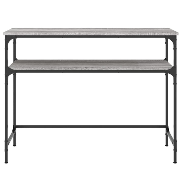 Grauer Konsolentisch Rupan 100x35,5x75cm (Holz)