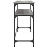 Grauer Konsolentisch Rupan 100x35,5x75cm (Holz)
