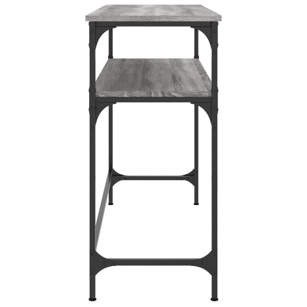 Grauer Konsolentisch Rupan 100x35,5x75cm (Holz)