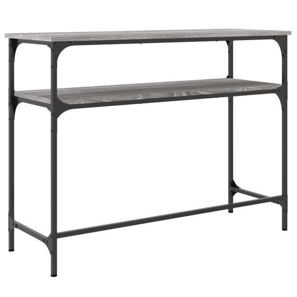 Grauer Konsolentisch Rupan 100x35,5x75cm (Holz)