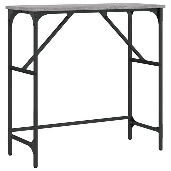 Harmaa konsolipöytä Lissie 75x32x75cm (puinen)