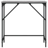 Harmaa konsolipöytä Lissie 75x32x75cm (puinen)