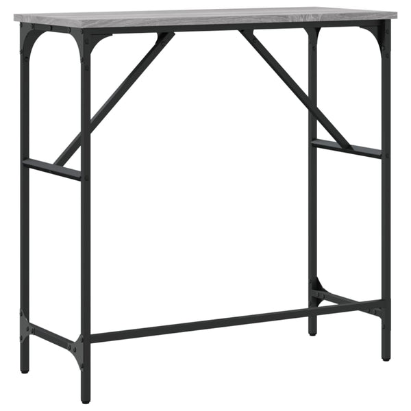 Harmaa konsolipöytä Lissie 75x32x75cm (puinen)