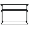 Schwarzer Konsolentisch Petroni 100x35,5x75cm (Holz)