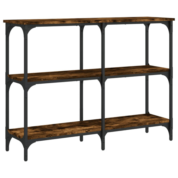 Konsole Esstisch Gros, geräucherte Eiche, 100x29x75cm (Holz)