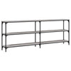 Grauer Konsolentisch Gros 200x29x75cm (Holz)