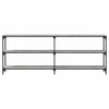 Grauer Konsolentisch Gros 200x29x75cm (Holz)