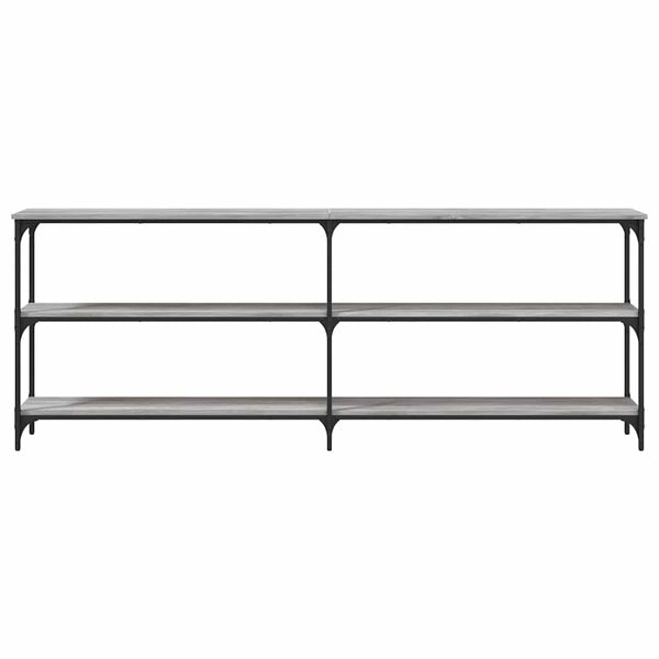 Grauer Konsolentisch Gros 200x29x75cm (Holz)