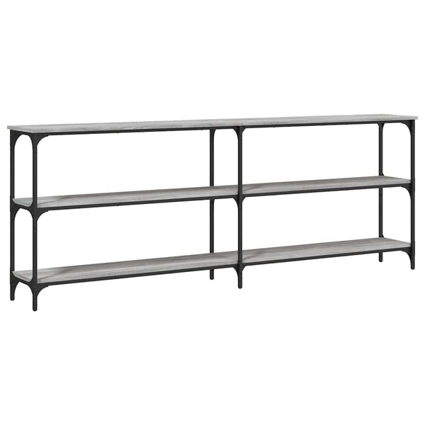 Grauer Konsolentisch Gros 200x29x75cm (Holz)