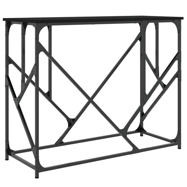 Schwarzer Konsolentisch Medhat 100x40x80cm (Holz)