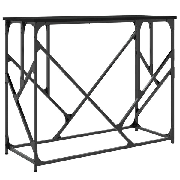Schwarzer Konsolentisch Medhat 100x40x80cm (Holz)