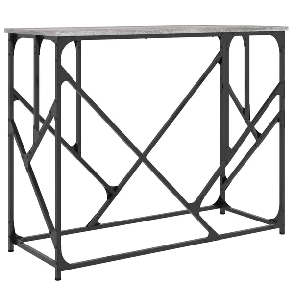 Grauer Konsolentisch Medhat 100x40x80cm (Holz)