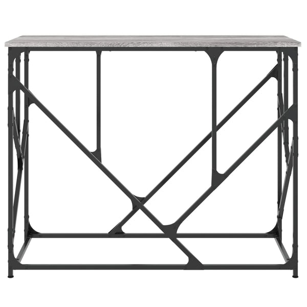 Grauer Konsolentisch Medhat 100x40x80cm (Holz)