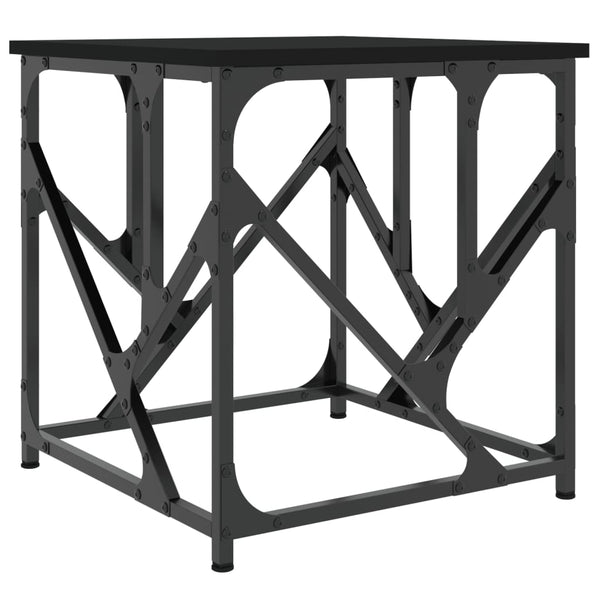 Schwarzer Couchtisch Diea 45x45x47,5cm (Holz)