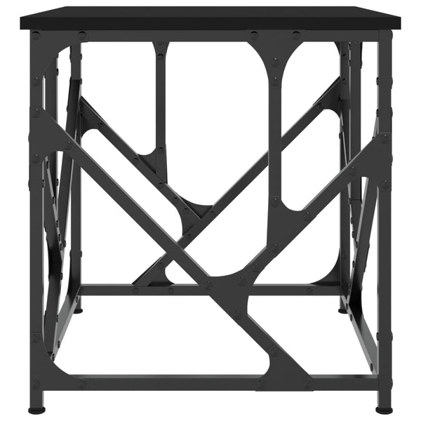 Schwarzer Couchtisch Diea 45x45x47,5cm (Holz)