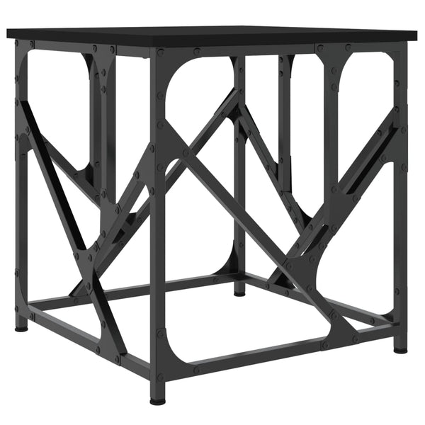Schwarzer Couchtisch Diea 45x45x47,5cm (Holz)