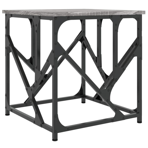 Grauer Couchtisch Diea 45x45x47,5cm (Holz)