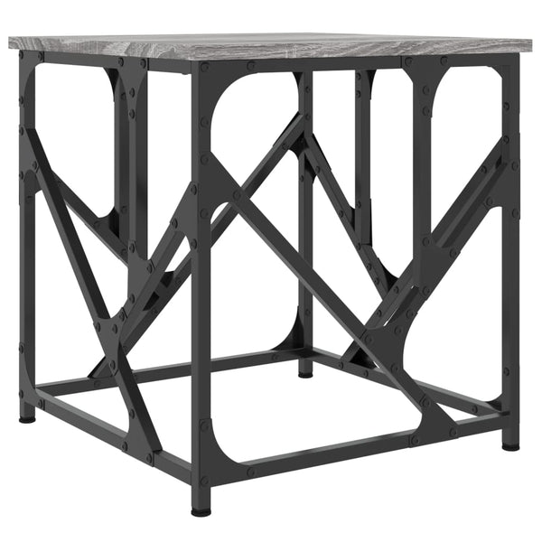 Grauer Couchtisch Diea 45x45x47,5cm (Holz)