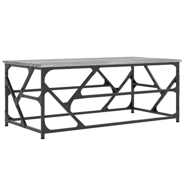 Grauer Couchtisch Diea 100x50x40cm (Holz)