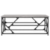 Grauer Couchtisch Diea 100x50x40cm (Holz)