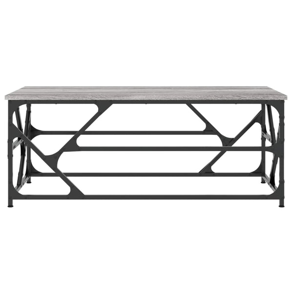 Grauer Couchtisch Diea 100x50x40cm (Holz)